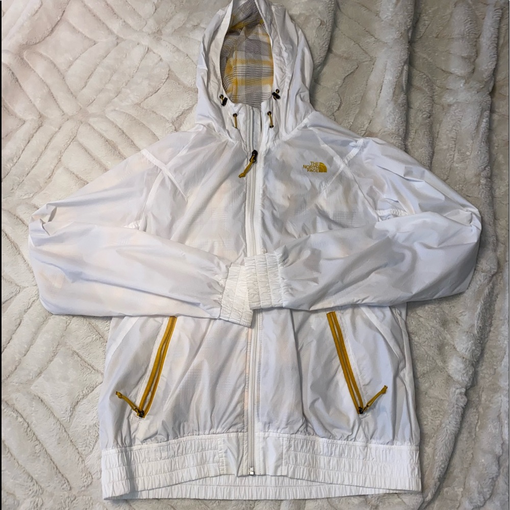 The North Face White and Yellow Women's Jacket